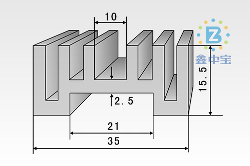 3cm型材散熱器-23