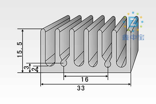 3cm型材散熱器-17