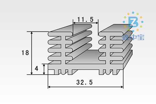 3cm型材散熱器-16