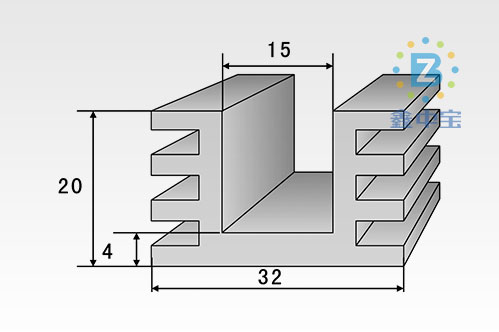 3cm型材散熱器-10