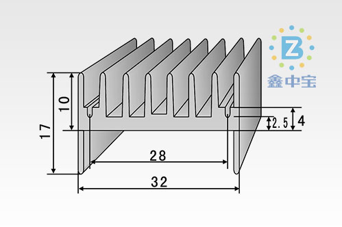 3cm型材散熱器-9