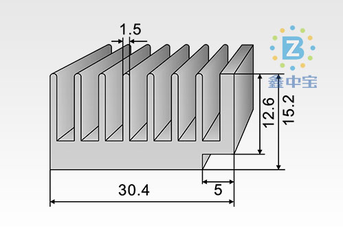 3cm型材散熱器-7