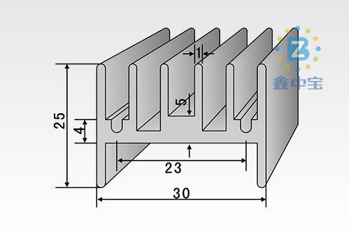3cm型材散熱器-5