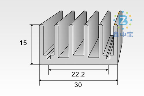 3cm型材散熱器-4