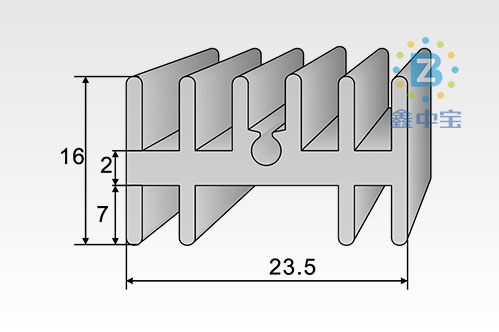 2cm型材散熱器-8
