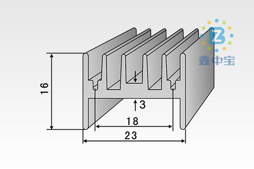 2cm型材散熱器-4