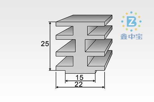 2cm型材散熱器-3