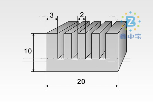2cm型材散熱器-1